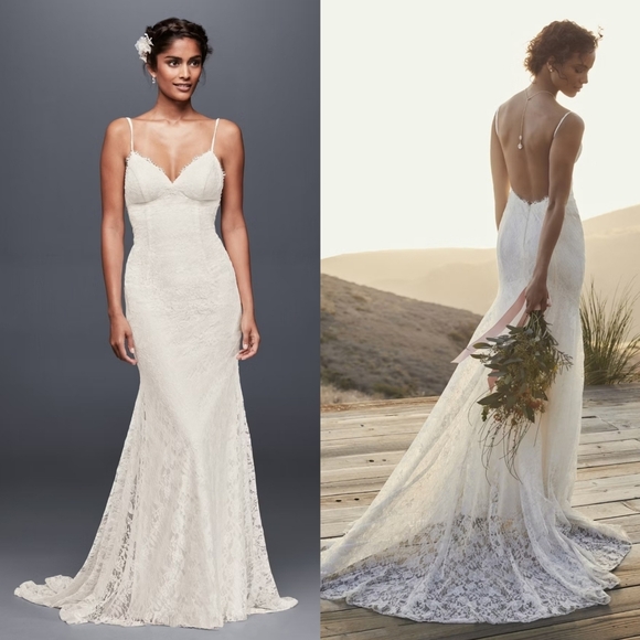 chinese dress ladies Mermaid Strapless Court Train Lace Stretch Satin Wedding Dress COCOMELODY CW3266, 35 Days / As Picture:Ivory/Sand / US2-UK4-EUR32